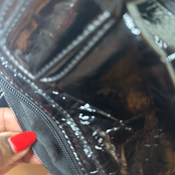 Coach Black Patent Leather Bag - Large Medium - Picture 13 of 13